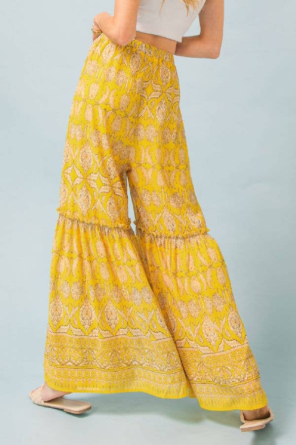 A print woven pant-IP7392