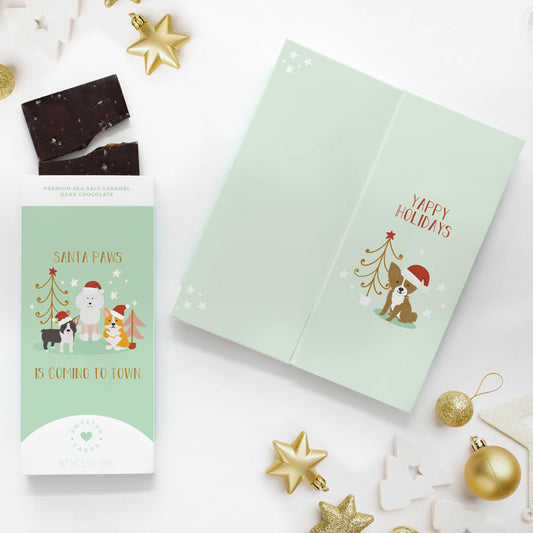 Holiday Candy – Santa Paws is Coming to Town Chocolate