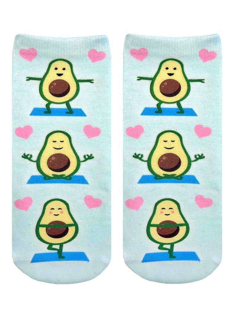 Avocado Yoga Ankle Socks