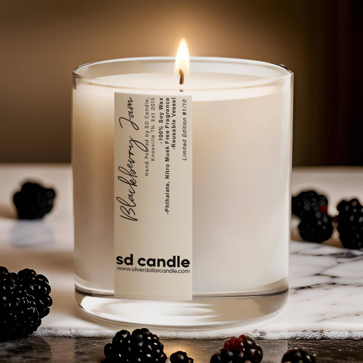 Blackberry Jam | Candles, Hand Crafted Made In USA, Natural