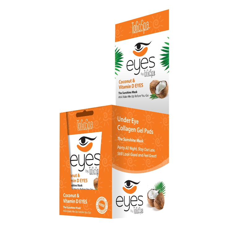 EYES: Coconut & Vitamin D - The Sunshine Mask - 3 pack