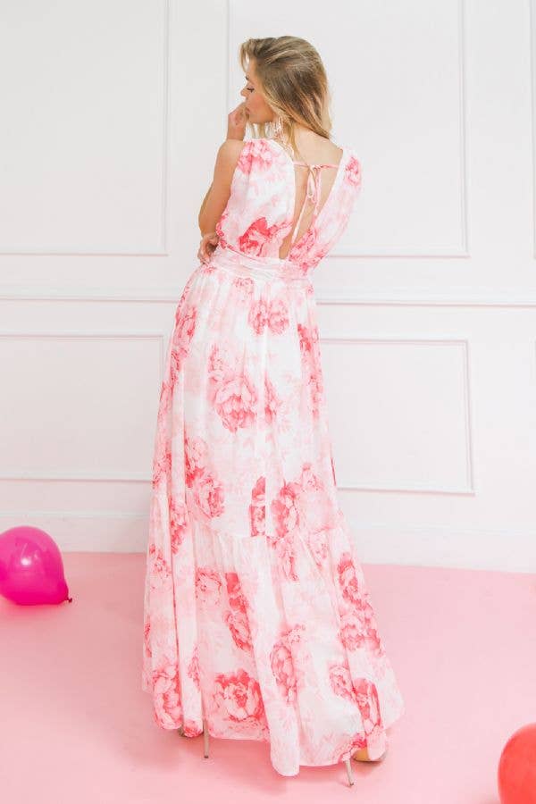 A printed woven maxi dress-ID18600