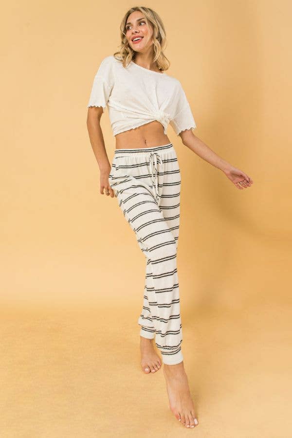 A knit jogger pant-AP1834FM