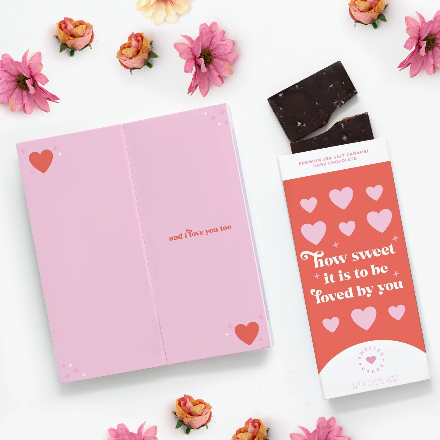 Chocolate Greeting Card: How Sweet It Is to Be Loved By You