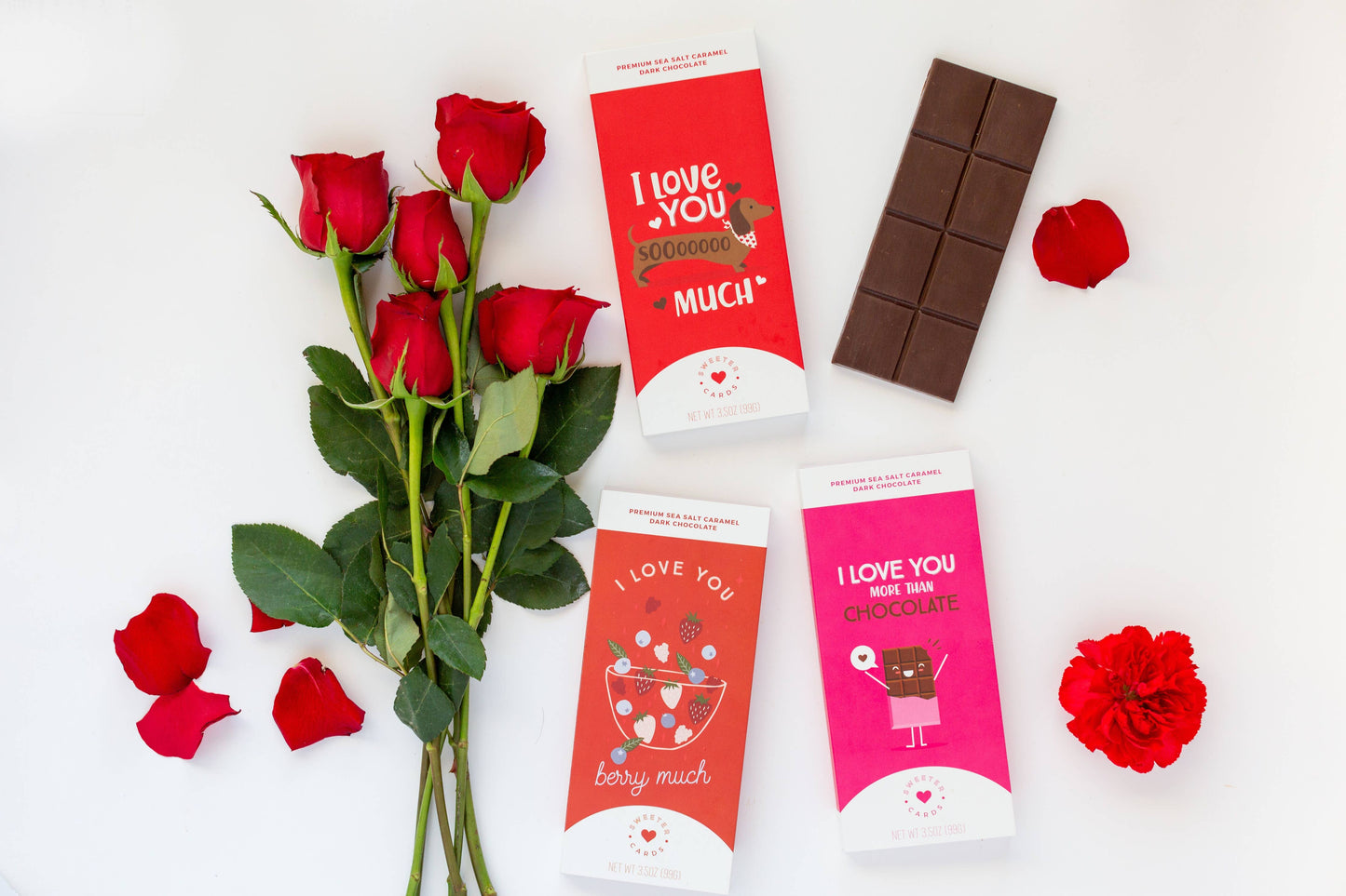 Valentine's Day Chocolate Bar + Card "I Love You SoOoO Much"