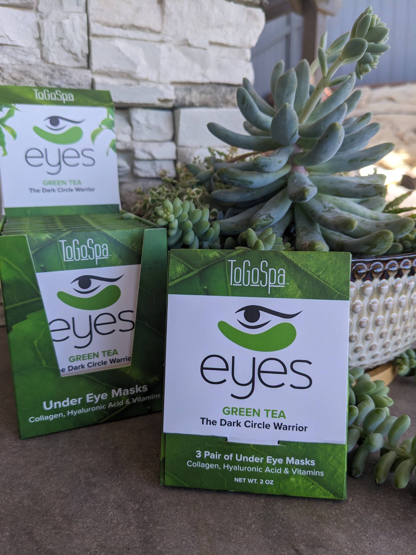 EYES: Green Tea by ToGoSpa The Dark Circle Warrior - 3 pack