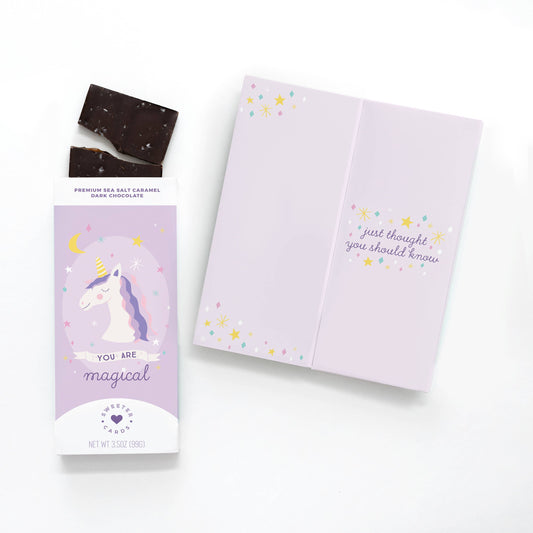 New! You are Magical Unicorn Chocolate Card