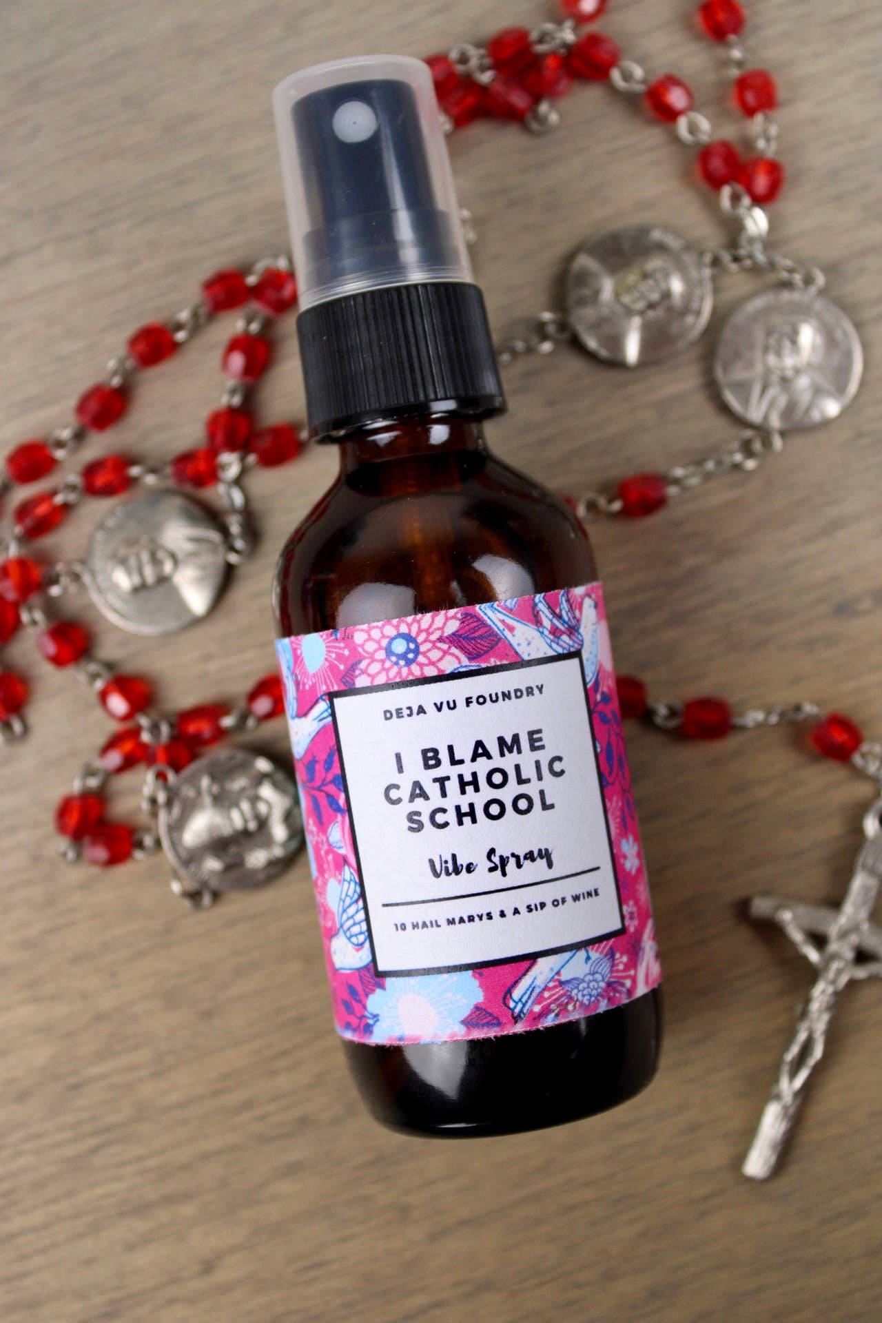 I Blame Catholic School- Incense & Books Room Spray 2oz