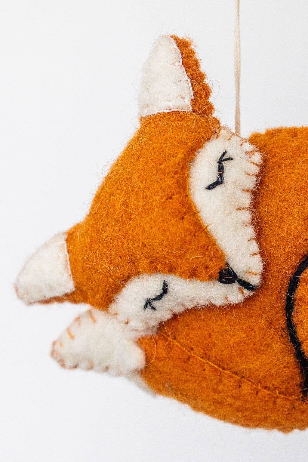 Handmade Fox Felt Ornament